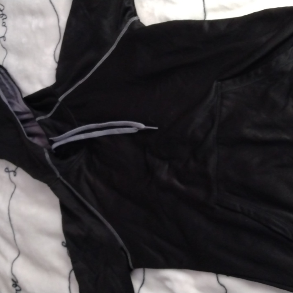 Black Danskin Childrens Hoodie